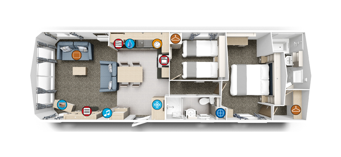 Willerby Sheraton Plus Floorplan